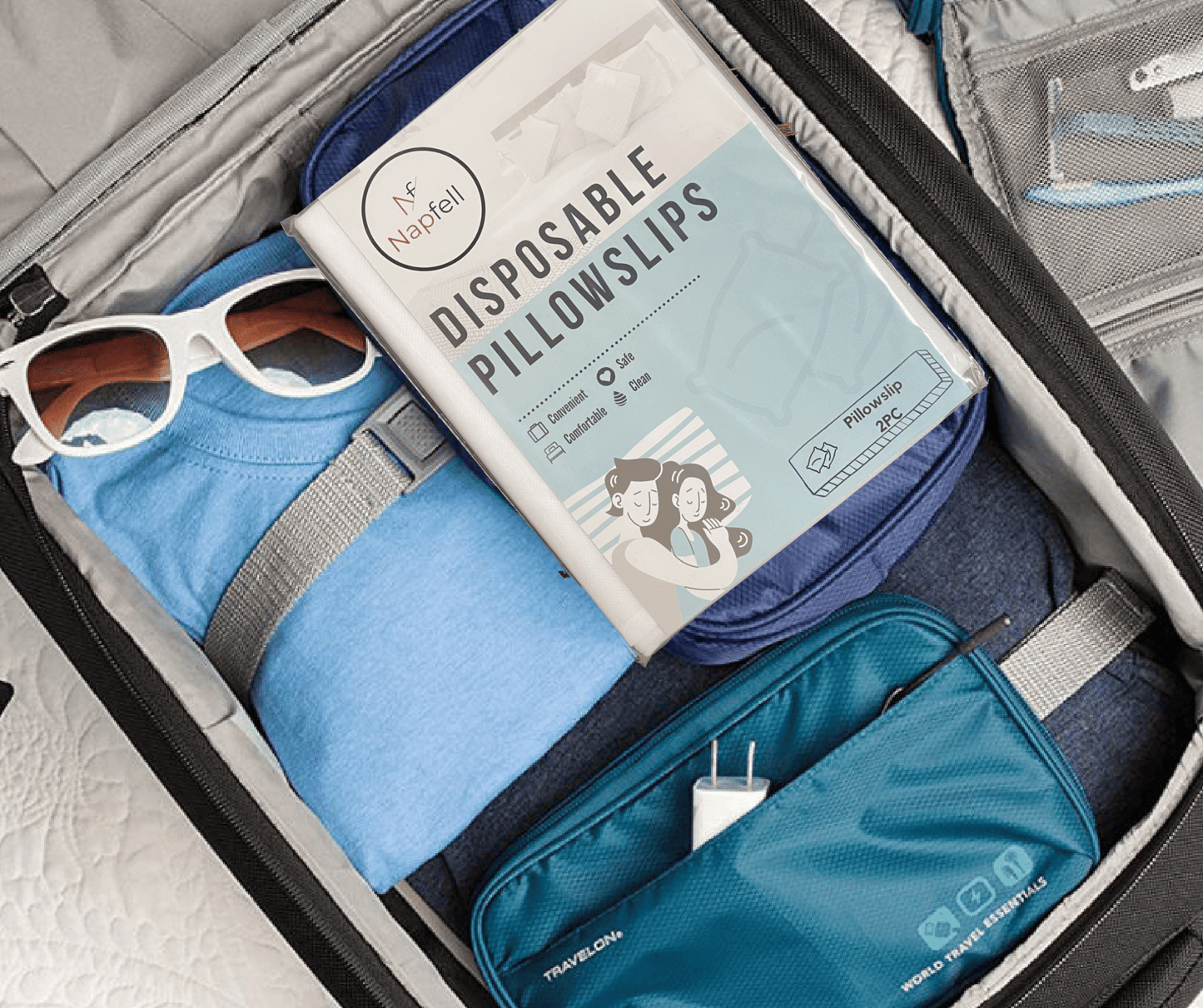 Napfell Disposable Bedding Set – Travel Hygiene Sleep Kit